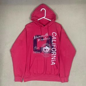 Salt Creek Hoodie Adult Large Pink California Sweatshirt‎ Pullover Pocket Womens